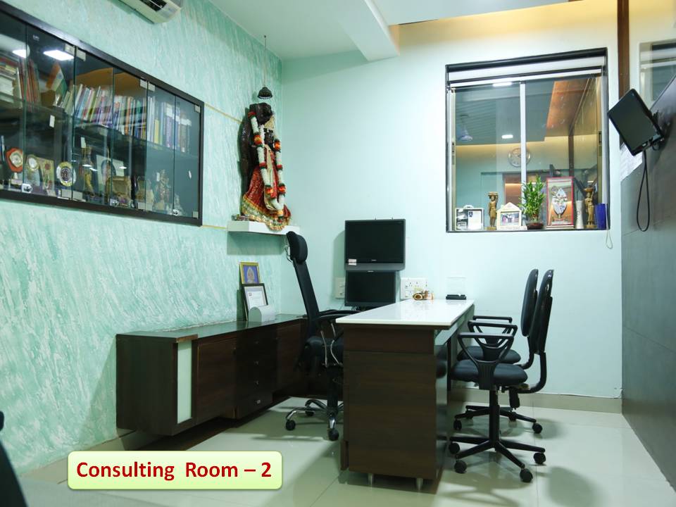 Comfortable patient waiting lounge area
